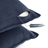 Violette Casa Pipetio Linen &amp; Cotton Cushion Covers