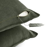 Violette Casa Pipetio Linen &amp; Cotton Cushion Covers