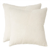 Violette Casa Windmill Ribbed Velvet Cushion Covers