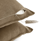 Violette Casa Pipetio Linen &amp; Cotton Cushion Covers