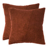 Violette Casa Windmill Ribbed Velvet Cushion Covers