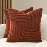 Violette Casa Windmill Ribbed Velvet Cushion Covers