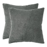 Violette Casa Windmill Ribbed Velvet Cushion Covers