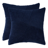Violette Casa Windmill Ribbed Velvet Cushion Covers