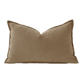Violette Casa Pipetio Linen &amp; Cotton Lumbar Cushion Covers