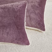 Violette Casa Berryl Teddy Sherpa Velvet Standard Pillowcases