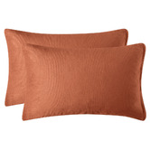 Violette Casa Berryl Teddy Sherpa Velvet Standard Pillowcases