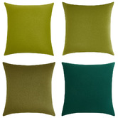 Violette Casa 4 Piece Nessarose Velvet Cushion Cover Set