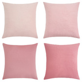 Violette Casa 4 Piece Nessarose Velvet Cushion Cover Set