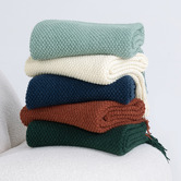 Violette Casa Fassett Knitted Throw