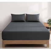 Violette Casa Ava Vintage Washed Cotton Fitted Sheet Set