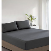 Violette Casa Ava Vintage Washed Cotton Fitted Sheet Set