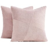 Violette Casa Windmill Ribbed Velvet Cushion Covers