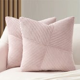 Violette Casa Windmill Ribbed Velvet Cushion Covers