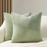 Violette Casa Windmill Ribbed Velvet Cushion Covers