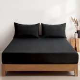 Violette Casa Nezza Vintage Washed Microfibre Fitted Sheet Set
