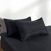 Violette Casa Nezza Vintage Washed Microfibre Fitted Sheet Set