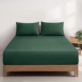 Violette Casa Ava Vintage Washed Cotton Fitted Sheet Set