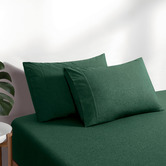 Violette Casa Ava Vintage Washed Cotton Fitted Sheet Set