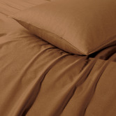 Violette Casa Rust Ava Washed Cotton Quilt Cover Set