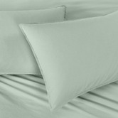 Violette Casa Sage Ava Washed Cotton Quilt Cover Set