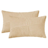 Violette Casa Anya Corduroy Velvet Cushion Covers