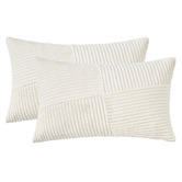 Violette Casa Anya Corduroy Velvet Cushion Covers