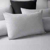 Violette Casa Grey Wonder Jersey Cotton Quilt Cover Set