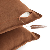 Violette Casa Pipetio Linen &amp; Cotton Cushion Covers