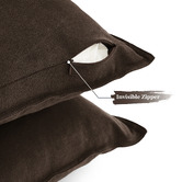 Violette Casa Pipetio Linen &amp; Cotton Cushion Covers