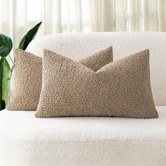 Violette Casa Berryl Rectangular Boucle Cushion Covers