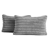 Violette Casa Vavoca Embossed Faux Fur Cushion Covers