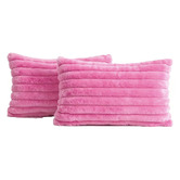 Violette Casa Vavoca Embossed Faux Fur Cushion Covers