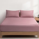 Violette Casa Ava Vintage Washed Cotton Fitted Sheet Set