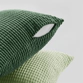 Violette Casa 4 Piece Briselle Corn Grain Velvet Cushion Cover Set