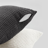 Violette Casa 4 Piece Briselle Corn Grain Velvet Cushion Cover Set