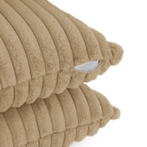 Violette Casa Vavoca Embossed Faux Fur Cushion Covers