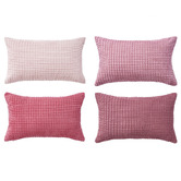 Violette Casa 4 Piece Briselle Corn Grain Velvet Cushion Cover Set