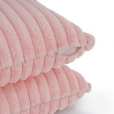 Violette Casa Vavoca Embossed Faux Fur Cushion Covers