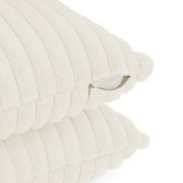 Violette Casa Vavoca Embossed Faux Fur Cushion Covers