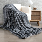 Violette Casa Elija Faux Fur Reversible Throw
