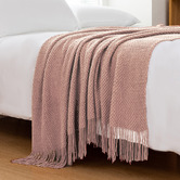 Violette Casa Fassett Knitted Throw