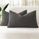 Violette Casa Berryl Rectangular Boucle Cushion Covers