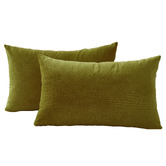 Violette Casa Adeline Rectangular Velvet Cushion Covers