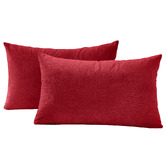 Violette Casa Adeline Rectangular Velvet Cushion Covers
