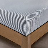 Violette Casa Eliora Yarn-Dyed Washed Microfibre Fitted Sheet Set