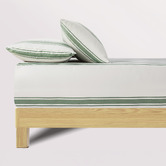 Violette Casa Soren Yarn-Dyed Washed Microfibre Fitted Sheet Set