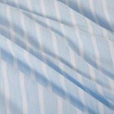 Violette Casa Blue Stripe Lior Yarn-Dyed Washed Microfibre Quilt Cover Set