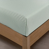 Violette Casa Eliora Yarn-Dyed Washed Microfibre Fitted Sheet Set
