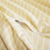 Violette Casa Yellow Lior Stripe Yarn-Dyed Washed Microfibre Quilt Cover Set